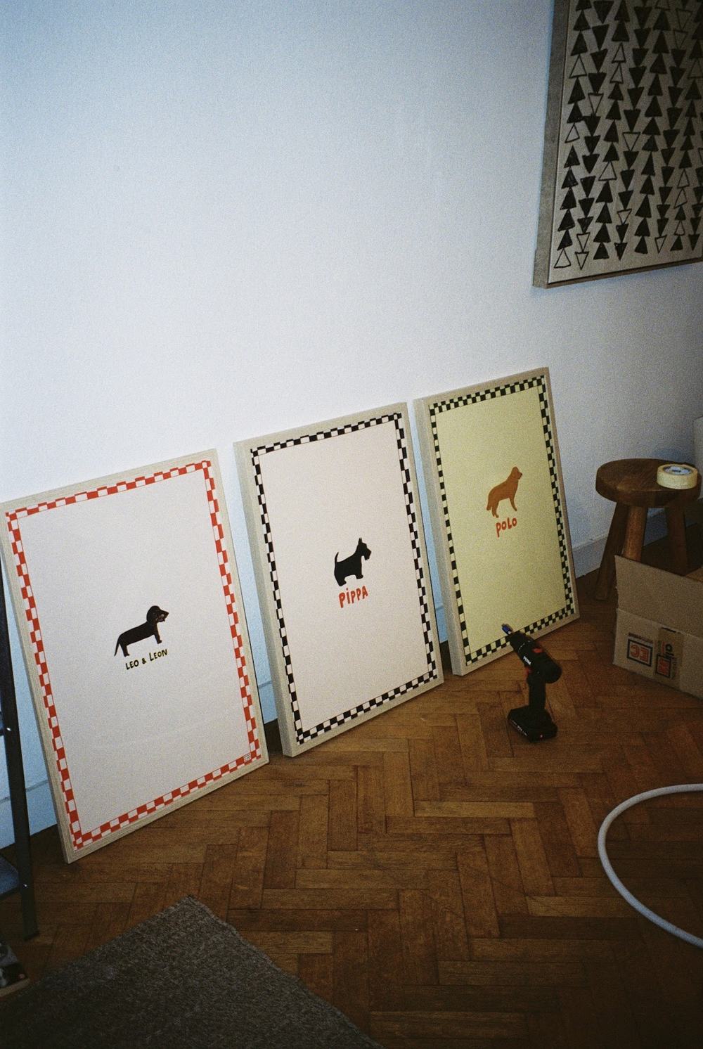 Carreaux — portrait d'animal