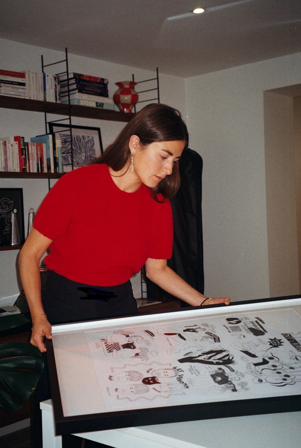 Géraldine De Groote in haar atelier